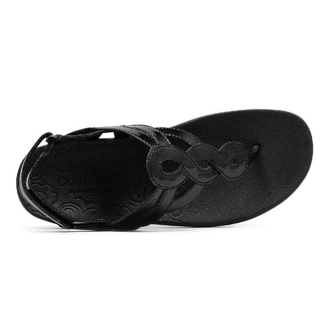 Women Rockport Ramona Sandals Black | 8326-TXFCP