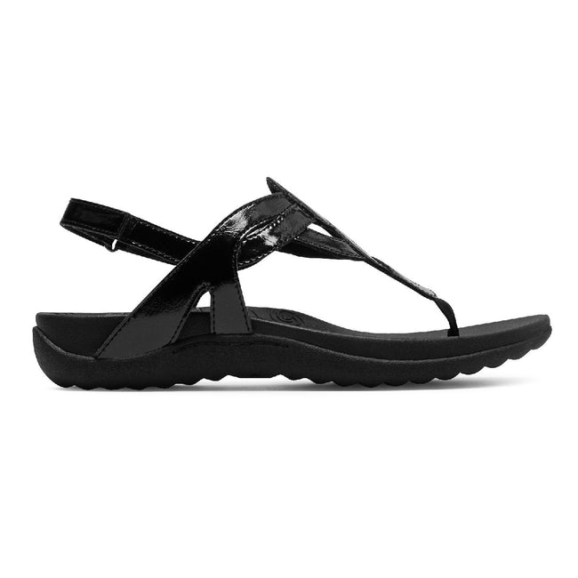 Women Rockport Ramona Sandals Black | 8326-TXFCP