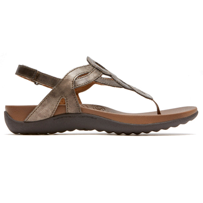 Women Rockport Ramona Sandals Brown | 7983-ITOSY