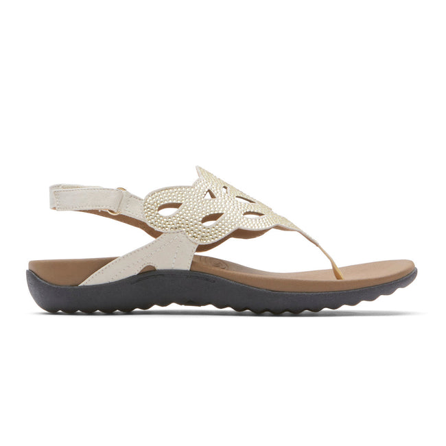 Women Rockport Ridge Slingback Sandals Gold | 7915-LZRDX