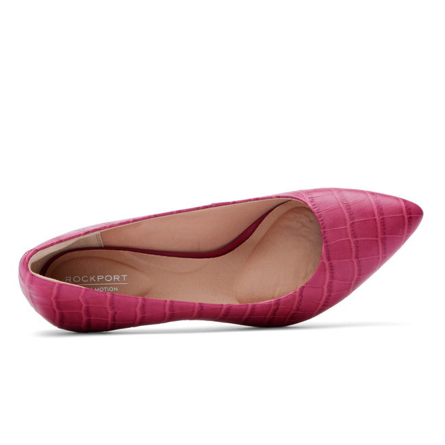 Women Rockport Total Motion 75mm Pointed Toe Heels Pink | 6187-VRNSQ