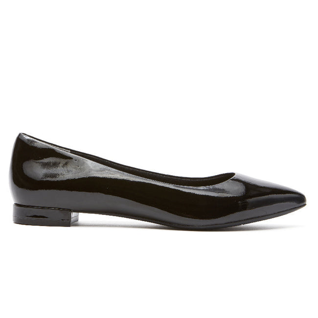 Women Rockport Total Motion Adelyn Ballet Flats Black | 7309-TYWLJ