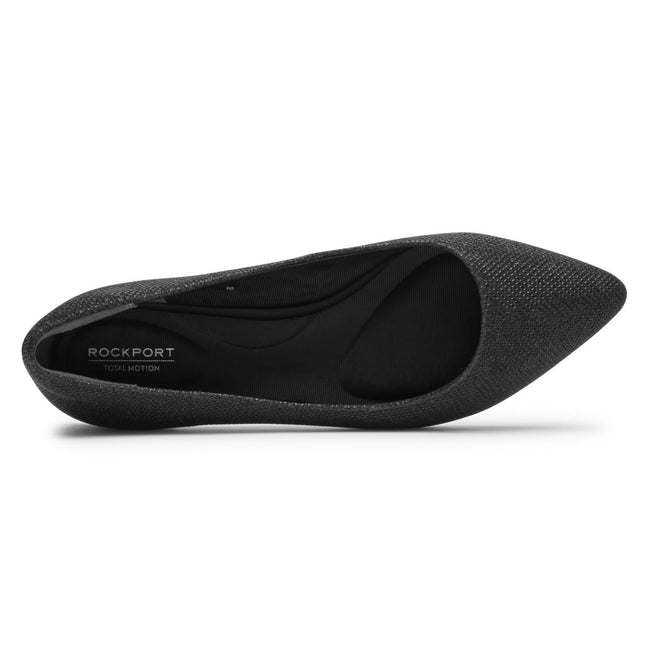 Women Rockport Total Motion Adelyn Ballet Flats Black | 8951-JKYLT