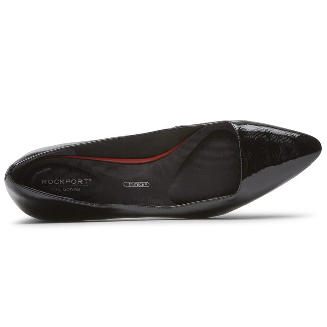 Women Rockport Total Motion Gracie Heels Black | 7086-TXMQE