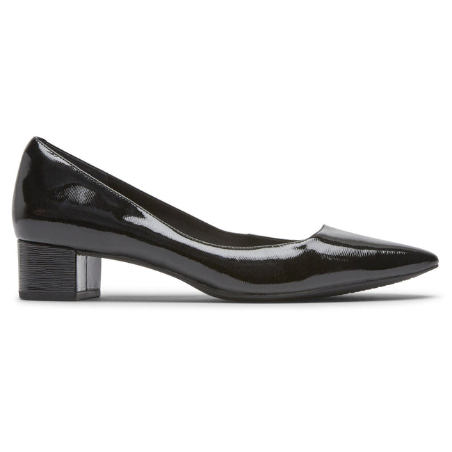 Women Rockport Total Motion Gracie Heels Black | 7086-TXMQE