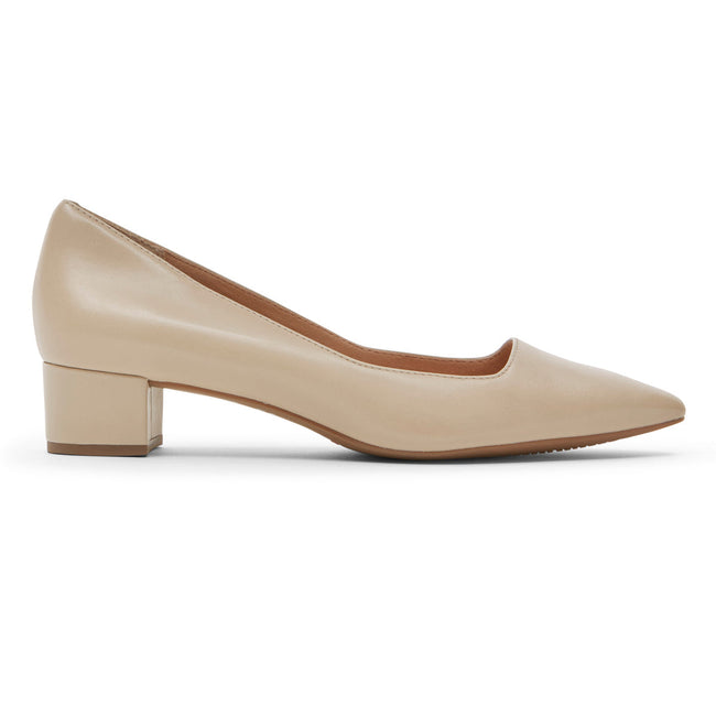 Women Rockport Total Motion Gracie Heels Beige | 3748-CFAJI