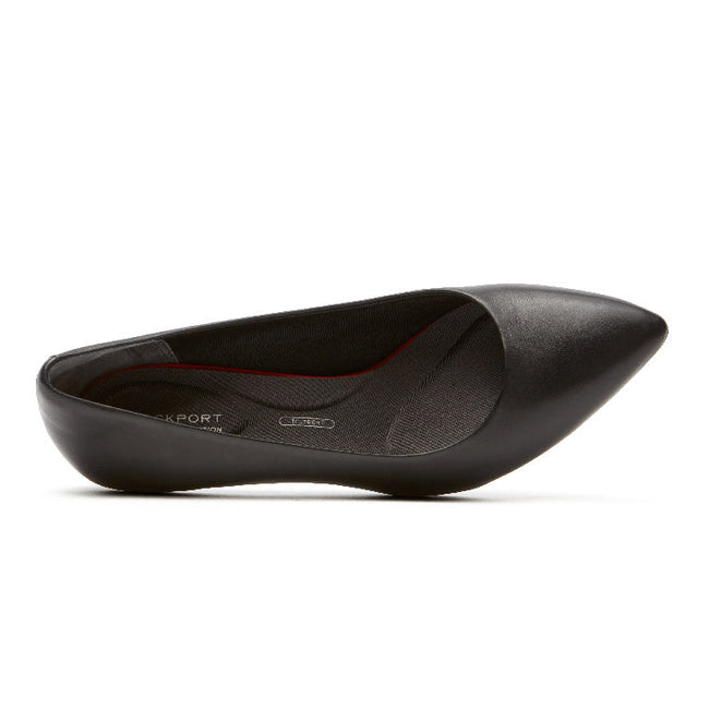 Women Rockport Total Motion Kalila Heels Black | 1785-EWHXF