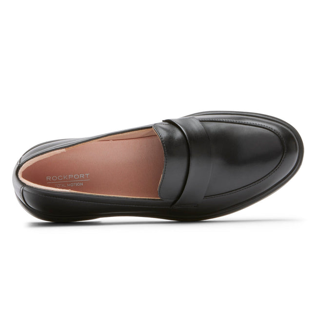 Women Rockport Total Motion Lennox Loafers Black | 9230-OWXYI