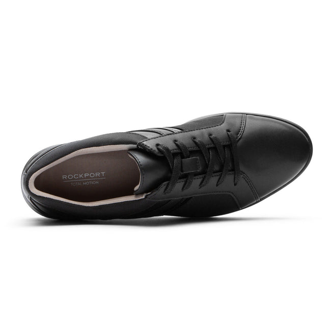 Women Rockport Total Motion Lillie Sneakers Black | 4370-ZSFIB