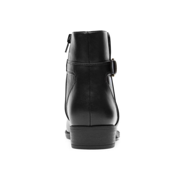 Women Rockport Vickyie Boots Black | 3571-IOMWU