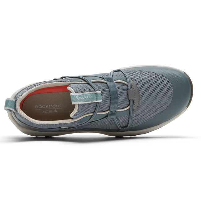 Women Rockport XCS Spruce Peak Slip-On Trekker Walking Shoes Blue | 9240-UTROH