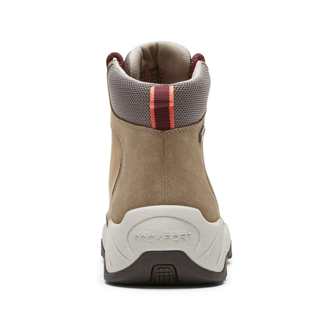 Women Rockport XCS Spruce Peak Waterproof Boots Grey / Brown | 7946-VLDKE