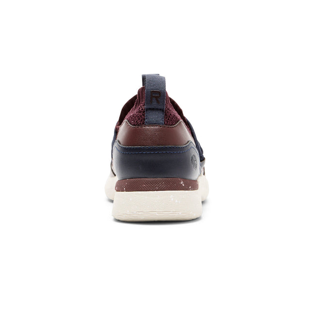 Women Rockport truFLEX Fly Washable Bungee Sneakers Burgundy | 0153-ZPQSM