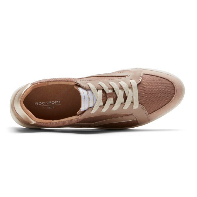 Women Rockport truFLEX Navya Retro Sneakers Pink | 3249-KNWHR