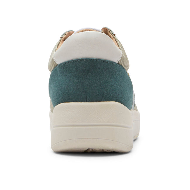 Women Rockport truFLEX Navya Retro Sneakers Green | 9248-RJWME