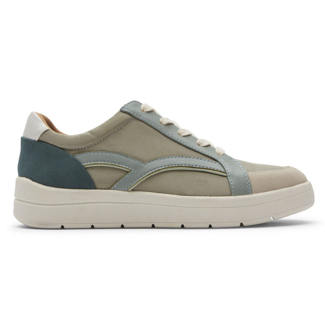 Women Rockport truFLEX Navya Retro Sneakers Green | 9248-RJWME