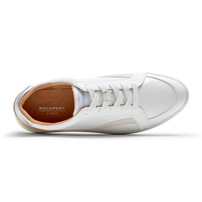 Women Rockport truFLEX Navya Retro Sneakers White | 5680-VOSAH